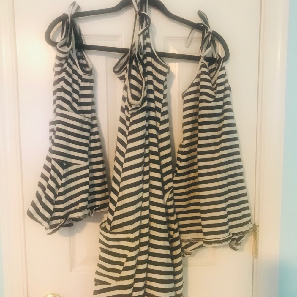 Striped dress for Mom and girls.very cute pieces